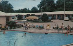 Ashley Oaks Motel Postcard