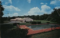 The Ashford Motel At Exit 104 Route 15 (Interstate 86) Jct. 89 Wilbur Cross Highway Postcard