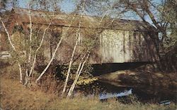 Old Covered Bridge East Swanzey, NH Postcard Postcard Postcard