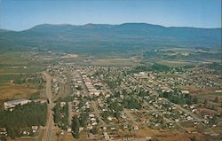 Aerial View of Arlington, Washington in the heart of the Stillaguamish River Valley Postcard Postcard Postcard