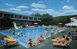 Swimming Pool at the Thompson House Postcard