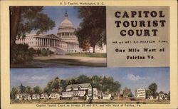 Capitol Tourist Court Postcard