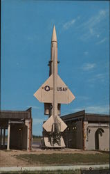 The Boeing Bomarc Interceptor Missille Chanute Air Force Base Rantoul, IL Postcard Postcard Postcard