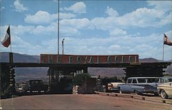 Entrance Gate to the Royal Gorge Bridge Postcard