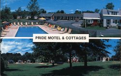 Pride Motel & Cottages Scarborough, ME Postcard Postcard Postcard