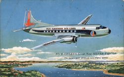 Eastern Airlines Silver Falcon Aircraft Postcard Postcard Postcard