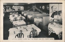 Little Gypsy Cafe New York City, NY Postcard Postcard Postcard