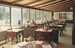 Dining Room at Lake Quinault Lodge Washington Postcard Postcard 
