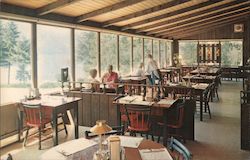 Dining Room at Lake Quinault Lodge Washington Postcard Postcard Postcard