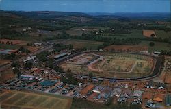 Aerial View of the Flemington Fair Postcard