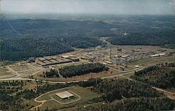 Aerial View of Oak Ridge National Laboratory Postcard