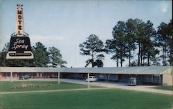 Sea Spray Motel Brunswick, GA Postcard Postcard Postcard