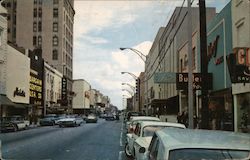 Broughton Street Looking East Main Business District Postcard