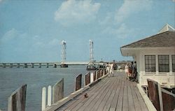 Drawbridge Across Frederica River Brunswick, GA Postcard Postcard Postcard