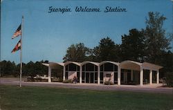 Georgia Welcome Station Postcard