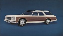 1975 Chevrolet Caprice Estate Wagon Postcard