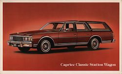 Caprice Classic Station Wagon Postcard