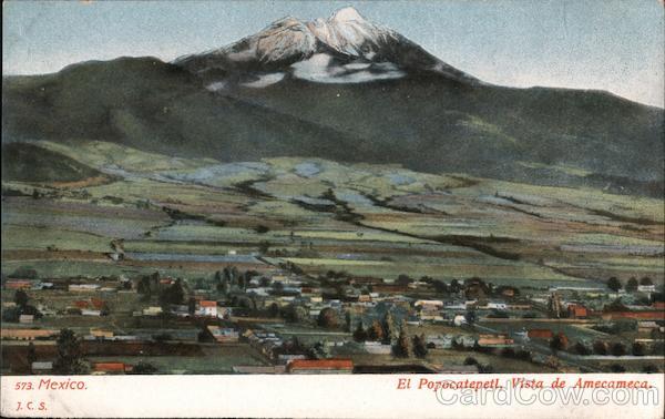 Mexico, El Popocatepeti, Vista de Amecameca