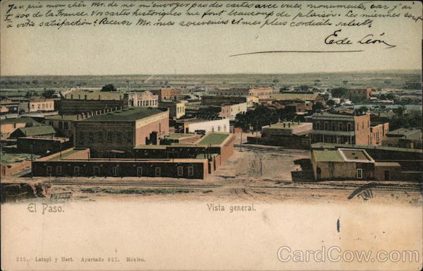 General View of Juárez–El Paso CH Mexico