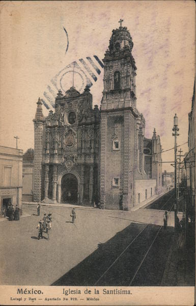 Mexico, Iglesia de la Santisima Mexico City