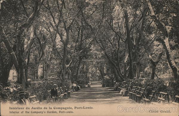 Interior of the Company's Garden Port-Louis Mauritius