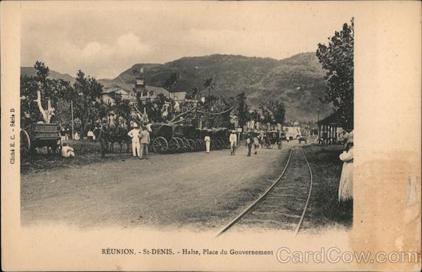 Reunion - St.Denis - Halte, Place du Governement Saint-Denis France