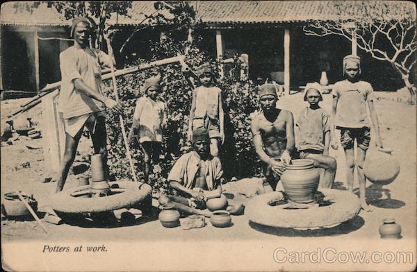 Potters at work India