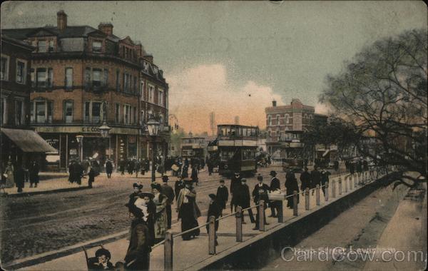 High Street in Lewisham Borough London England