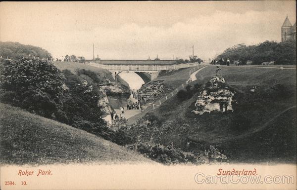 View of Roker Park Sunderland England