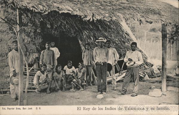 El Rey de los Indios de Talamanca y su Familia Costa Rica