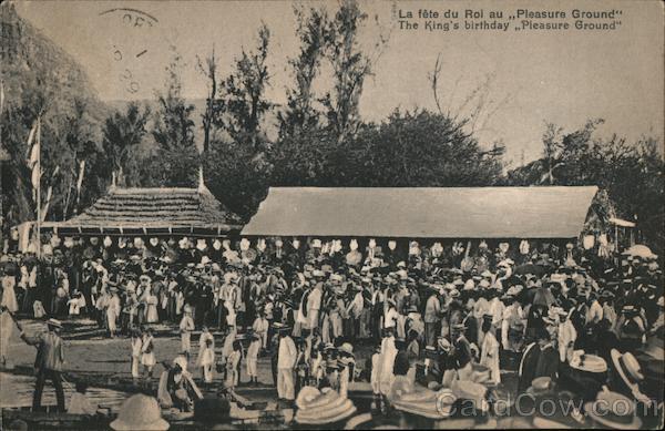 The King's Birthday, Pleasure Ground Mauritius Africa