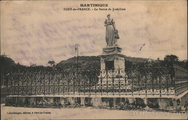 Statue of Josephine Fort-de-France Martinique Caribbean Islands