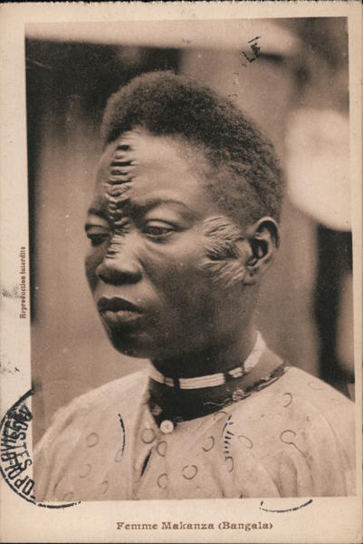 Femme Makanza (Bangala) Africa