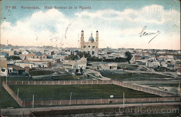 General View of Aguada, Legislative Palace in Center Montevideo Uruguay