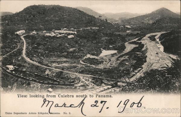 View Looking From Culebra South to Panama
