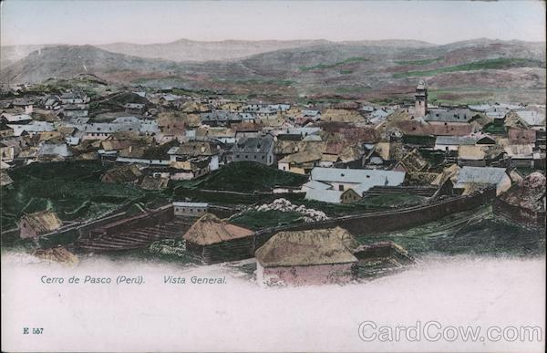 Vista General de la Ciudad Cerro de Pasco Peru