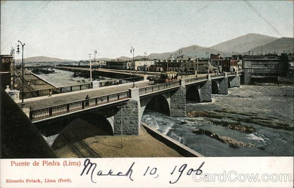 The Bridge of Stone Lima Peru