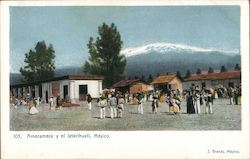 View of Iztaccíhuatl Mountain from Amecameca Postcard