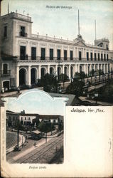 Palacio del Gobierno, Parque Lerdo Postcard