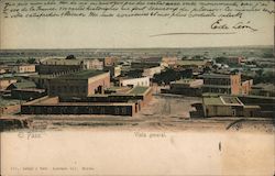 General View of Juárez–El Paso Mexico Postcard Postcard Postcard