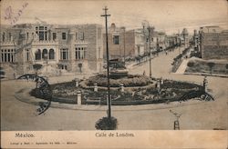 Mexico Calle de Londres Postcard
