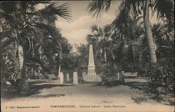 Lienard Column, Botanical Garden Pamplemousses, Mauritius Africa Postcard Postcard Postcard