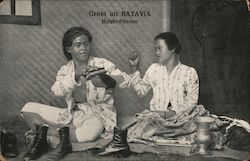 Groet uit Batavia Shoe Shine Postcard