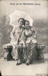 Groet uit de Preanger(Java) Postcard
