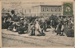 Tripoli d'Afrique, La Grande Caserne et la Marche Postcard