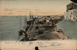 National Docks, Province of Santa Fe Postcard