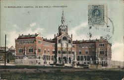 Barcelona - Hospital de San Pablo - Frontispicio Postcard
