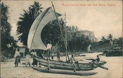 Mount Lavinia Hotel and Sea Shore, Ceylon Sri Lanka Southeast Asia Postcard Postcard Postcard