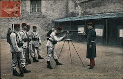 Infanterie. Exercise de Pointage au Chevalet France Postcard Postcard Postcard