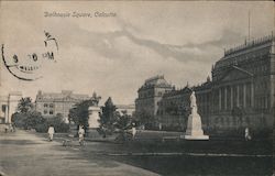 Dalhousie Square, Calcutta. India Postcard Postcard Postcard